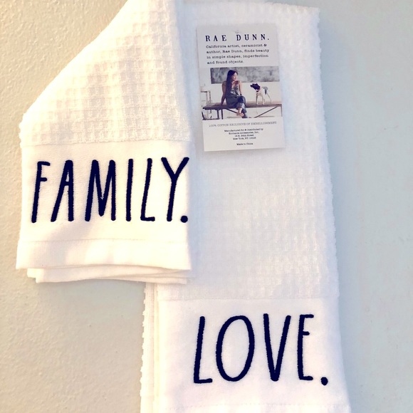 Rae Dunn Other - Rae Dunn kitchen towels set of 2